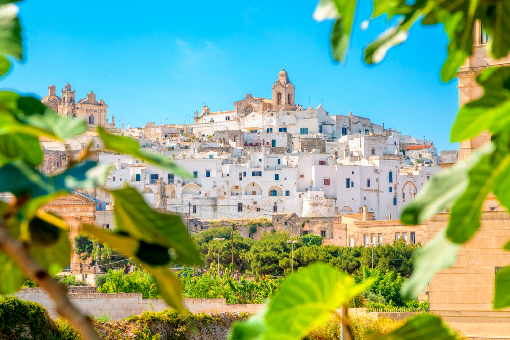 Panoramic view Ostuni Puglia