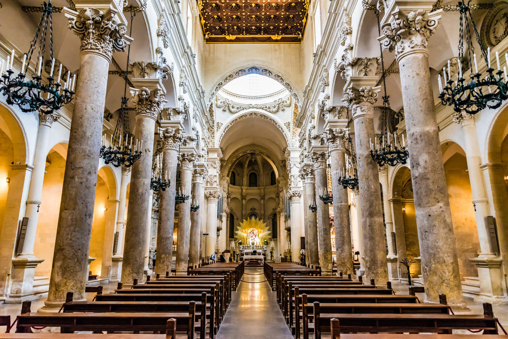Basilica di Santa Croce Lecce Puglia.