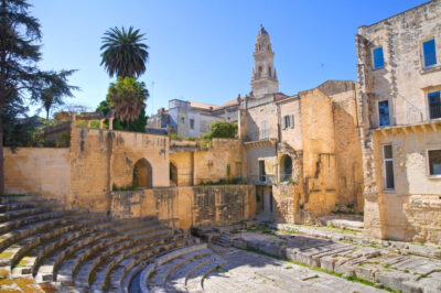 Roman Theatre Lecce Puglia.