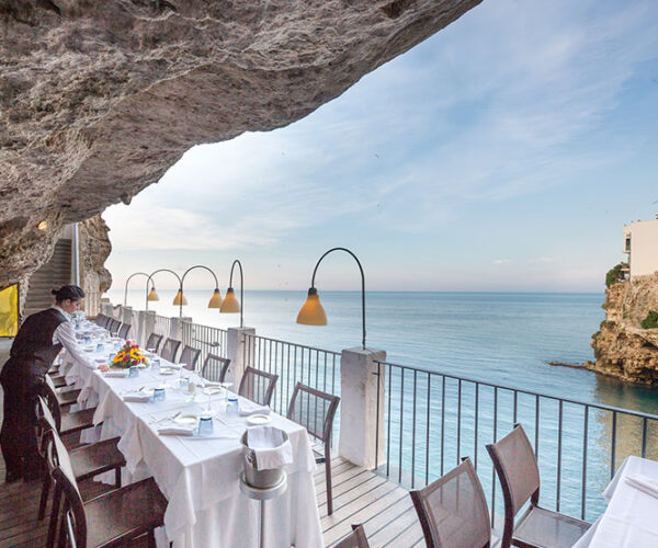 puglia cave restaurant Grotta Palazzese: